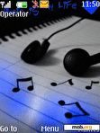 Download mobile theme Animated Love Music