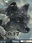 Download mobile theme winter wolf