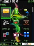 Скачать тему green nokia abstract