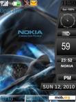 Download mobile theme galaxy clock