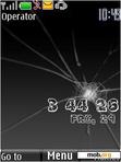 Download mobile theme Cracked Clock