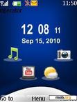 Download mobile theme blue abstarct