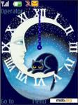 Download mobile theme Moon cat swf