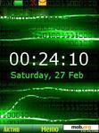 Download mobile theme Abstract Clock