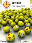 Download mobile theme Cute Smilies