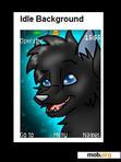 Download mobile theme black wolf