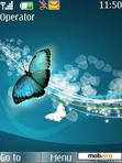 Download mobile theme Blue Butterfly