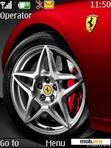 Download mobile theme Ferrari Wheel