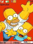 Download mobile theme Homer_and_Bart