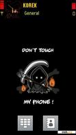 Скачать тему dont touch My Phon