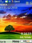 Download mobile theme Peace Clock