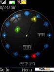 Download mobile theme Neon Analog clock