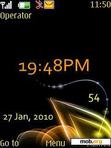 Download mobile theme Neon Clock