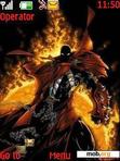 Download mobile theme Spawn flames