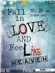 Download mobile theme Fall in Love