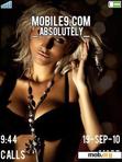 Download mobile theme Blonde Babe