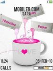 Download mobile theme love coffee