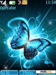 Download mobile theme blue butterfly