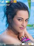 Download mobile theme Dabangg Hot Sonakshi