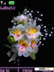 Download mobile theme Nice flowers anim