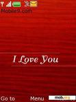 Download mobile theme I love you