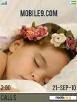 Download mobile theme baby cute