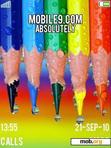 Download mobile theme Colorfull Pencils