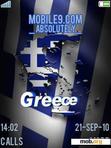 Download mobile theme Animated Greek Flag