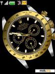 Download mobile theme Animated gold rolex