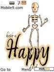 Download mobile theme Funny skeleton