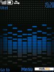 Download mobile theme Sound check blue