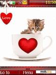 Download mobile theme Love Cat