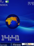 Download mobile theme Earch clock animation