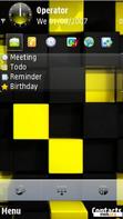 Download mobile theme Yellow Cubes