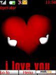 Download mobile theme Love You