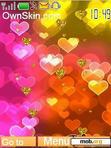 Download mobile theme hearts shine