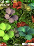 Download mobile theme animated flower