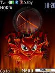 Download mobile theme Devil Clock