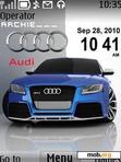 Download mobile theme audi clock