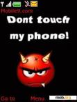 Скачать тему Dont tiuch my phone