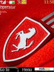 Download mobile theme Ferrari Logo