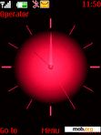 Download mobile theme Red Clock