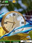 Download mobile theme autumn clock  animated