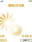 Download mobile theme Orange Swirl