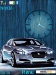 Download mobile theme Car With Clock