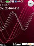 Download mobile theme SoundWavePink