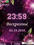 Download mobile theme Clock for girls anim2