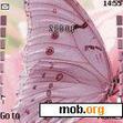 Download mobile theme Pink Butterfly