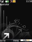 Download mobile theme Black Abstract