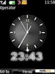 Download mobile theme Animated Black Clock